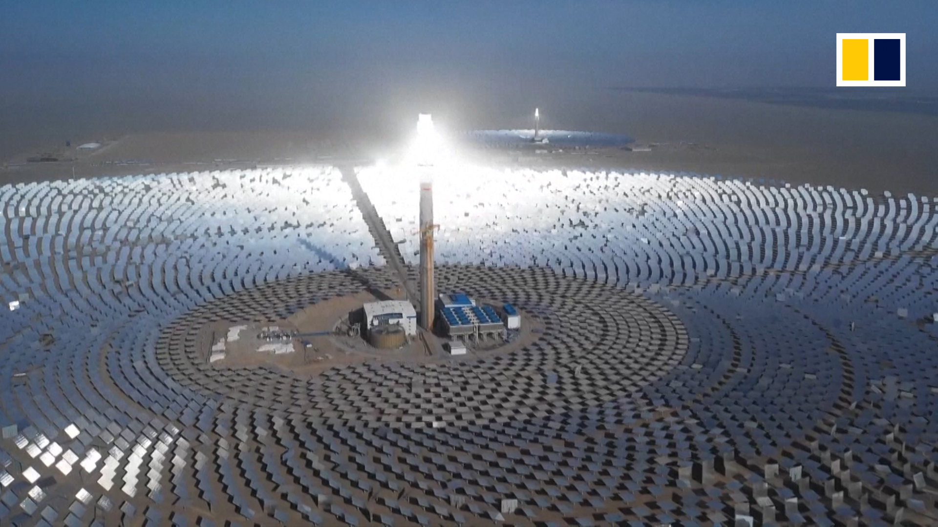 China lights up first 100MW solar power plant as part of a green-energy  push | South China Morning Post